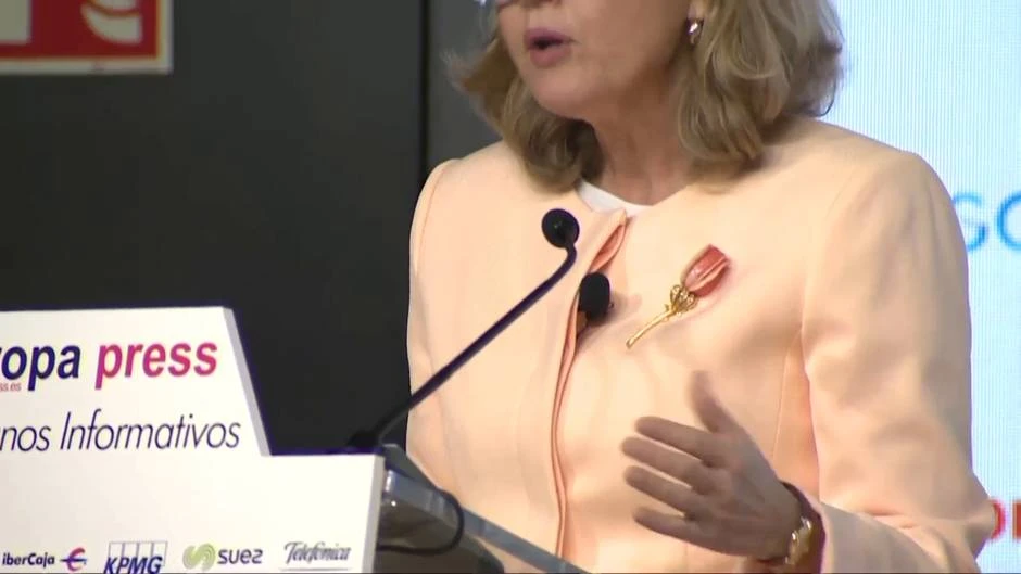 Nadia Calviño participa en un Desayuno Informativo de Europa Press
