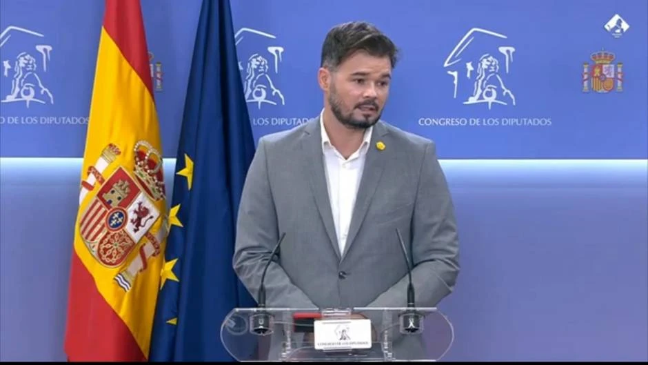 Rufián se reúne mañana por separado con Iglesias y Calvo