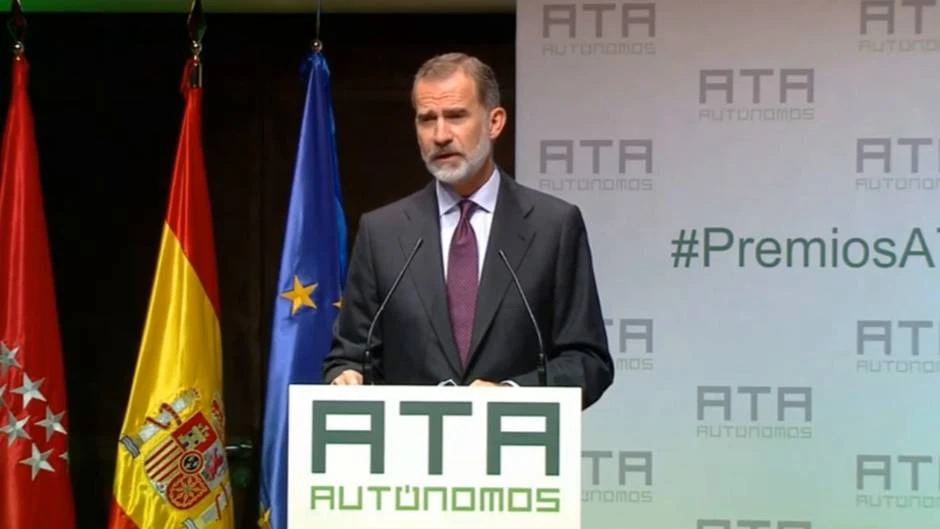 El Rey manda su apoyo a los autónomos