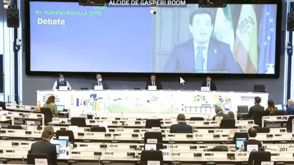 Moreno reclama a Europa fondos 