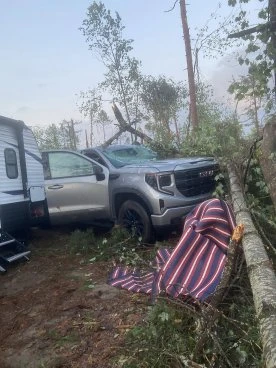 Weekend storm topples trees, traps campers at northern Ontario parks