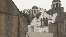 Iconic Toronto church marks 1 year since fire ripped through its walls