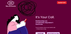 211 launches new N.B. services for victims of gender-based and intimate partner violence