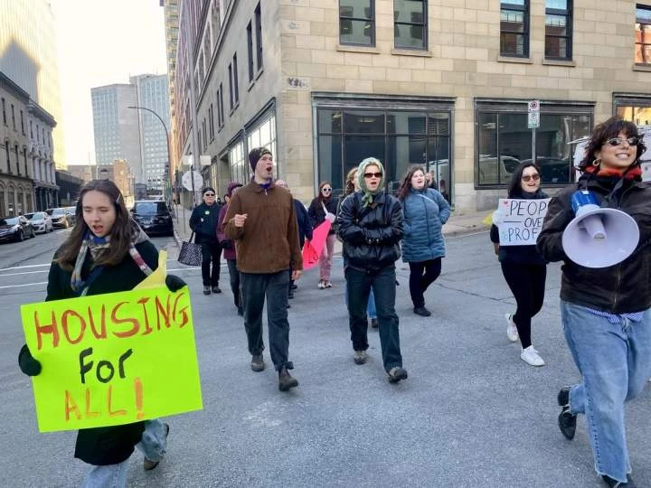 Halifax student leaders hold rally for N.S. government to address housing crisis