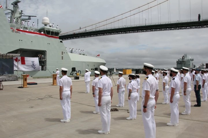 HMCS Harry DeWolf welcomed into Royal Canadian Navy fleet