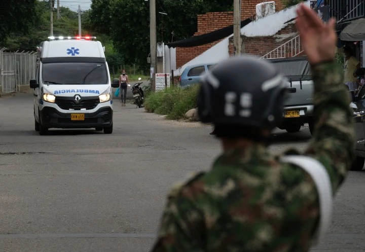 At least 36 injured after car bomb explodes inside Colombia military base