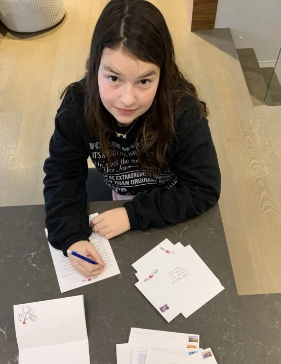 How 2 people nearly 80 years apart connected during COVID-19 through art of letter writing