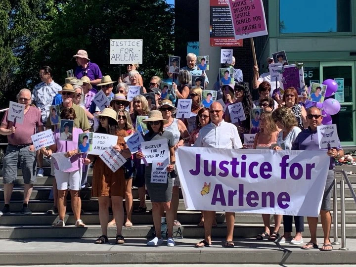Arlene Westervelt’s family, friends hold Kelowna, B.C. rally calling for coroner’s inquest