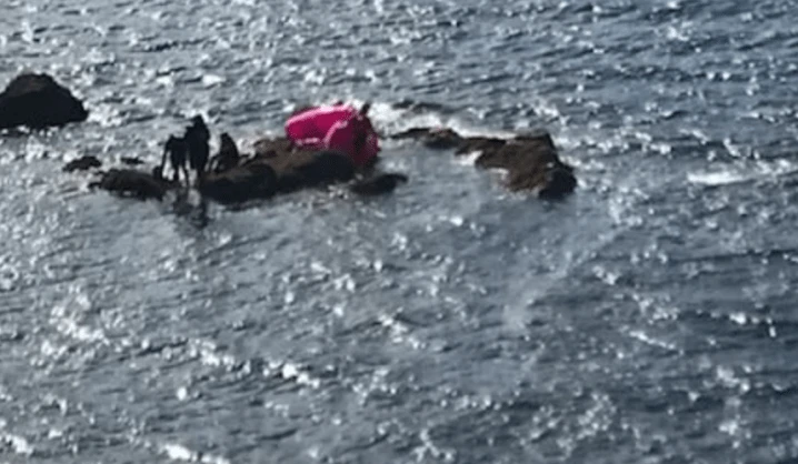 3 people, 2 dogs adrift in inflatable flamingo rescued by Alaska Coast Guard