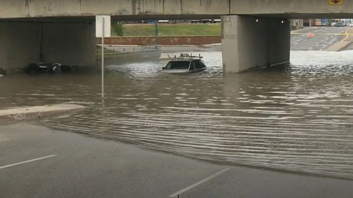 City of Regina says 50-70 mm of rain fell in span of 2 hours Friday, cleanup continues