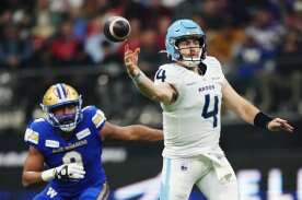 Arbuckle throws for two touchdowns to lead Argos past Bombers 41-24 in Grey Cup