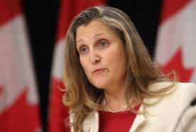 Chrystia Freeland resigning from cabinet hours before fiscal update