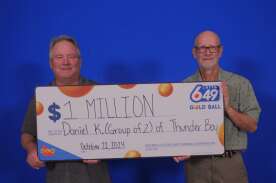 Friends split $1-million prize in Thunder Bay, Ont.