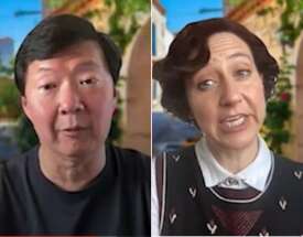 ‘My Spy: The Eternal City’: Ken Jeong, Kristen Schaal talk gladiator-style showdown