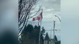 B.C. veteran ‘angry’ Canadian flag was damaged, no one took responsibility