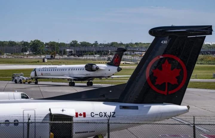 Air Canada says almost all flights are back on schedule after strikes