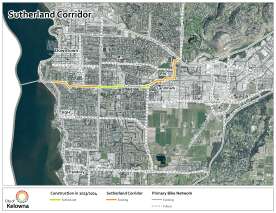 Sutherland Avenue in Kelowna to undergo lengthy closure