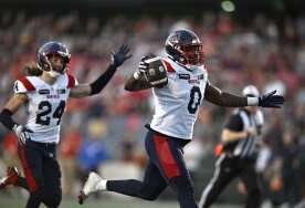 Shawn Lemon practises at Alouettes training camp despite sports gambling suspension