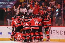 Fans from all over Canada buy up Moose Jaw Warriors gear during WHL championship