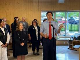 Trudeau announces $200M in child-care funding during southwest Ontario visit