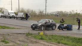 Man airlifted to Toronto hospital after Oshawa crash involving motorcycle