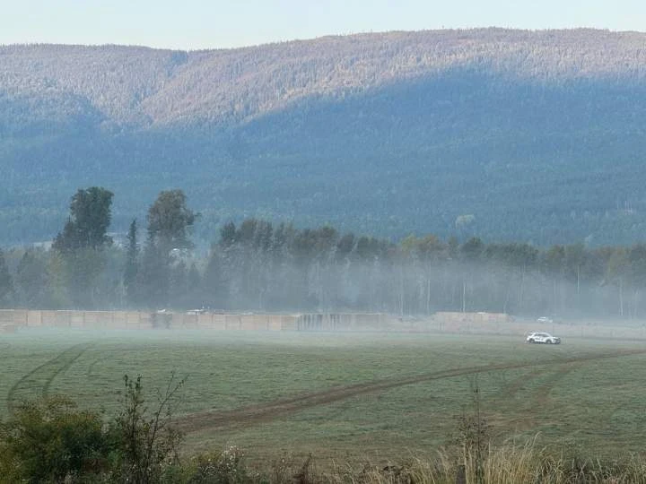 B.C. ostrich cull: Stay granted as hay-bale wall burned by fire