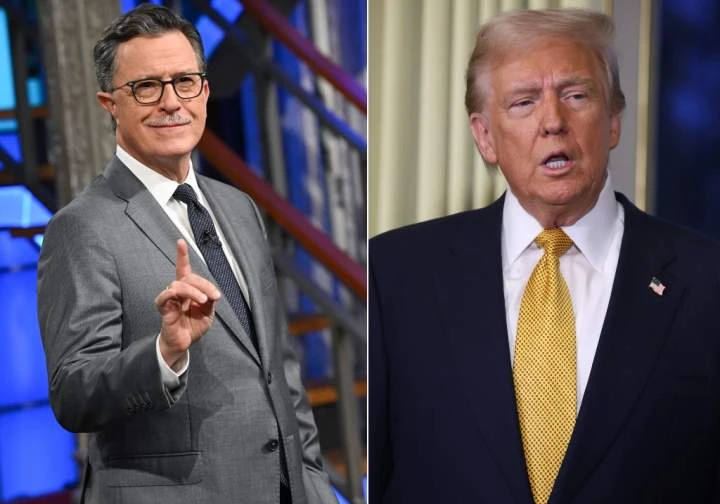 ‘Go f–k yourself’: Stephen Colbert responds to Trump’s joy over cancellation