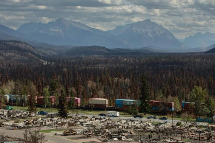 Jasper’s slow rebuild one year after wildfire is a ‘full box of emotions’