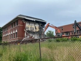 Demolition underway at former St. Patrick’s-Alexandra school in Halifax