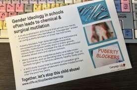 Gender-affirming care: Concern over messages in flyers delivered to N.B. households