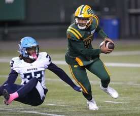 Edmonton Elks re-sign Tre Ford, club says he has chance to ‘take the reins’ as starting QB