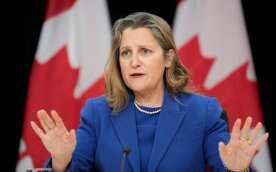 Freeland won’t say if deficit set to rise but will meet debt-to-GDP anchor