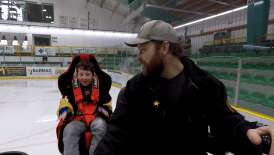 Alberta child rides Zamboni, a wish come true 