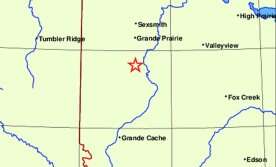 Officials confirm earthquake in northern Alberta on Thursday, no reports of damage