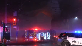 Fire breaks out damaging 3 homes in downtown Toronto, dog rescued