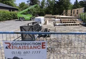Quebec residential construction workers have walked off the job