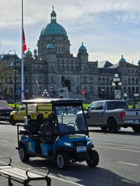Street-legal electric golf carts now available to rent in Victoria