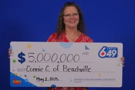 ‘I did it’: Ontario woman almost misses out on cashing in for $5M lottery win