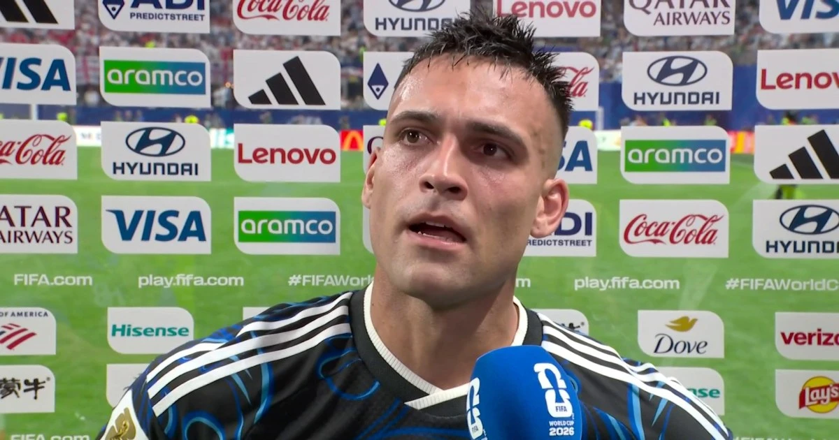 Lautaro Martínez, conmovido tras pasar a la final: “Siempre soñé con hacer este gol”