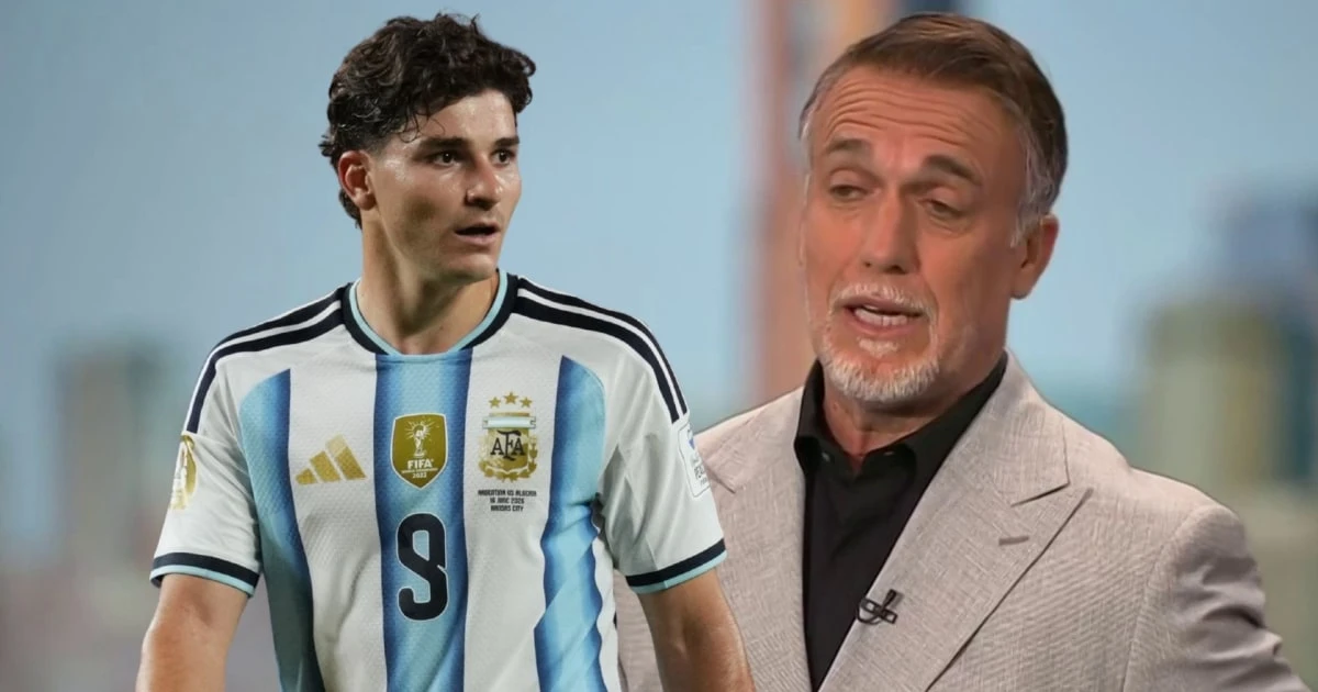 Batistuta define a Julián Álvarez pero no lo ve como sucesor de Messi