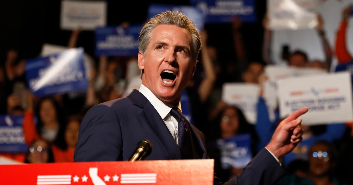 Gavin Newsom strikes a nerve — and seizes the spotlight — as he treads on Trump's turf