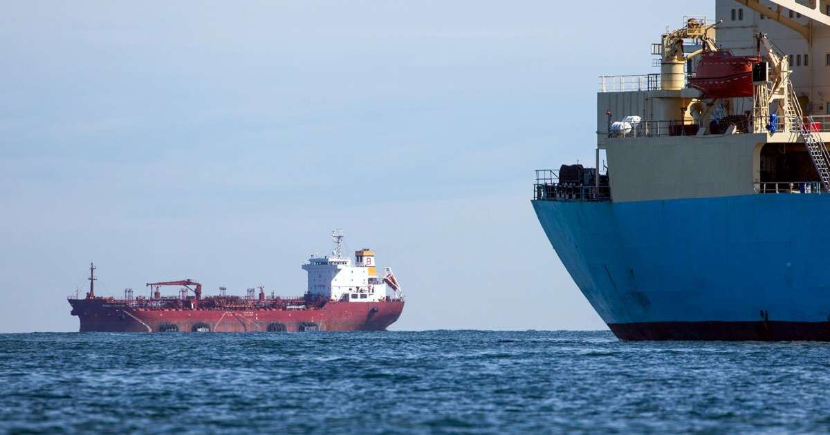 Oil tanker and cargo vessel collide in the North Sea off English coast