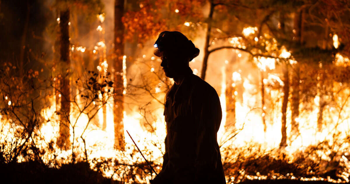 Historic drought fuels blazes across northeast as wildfires burn on both coasts 