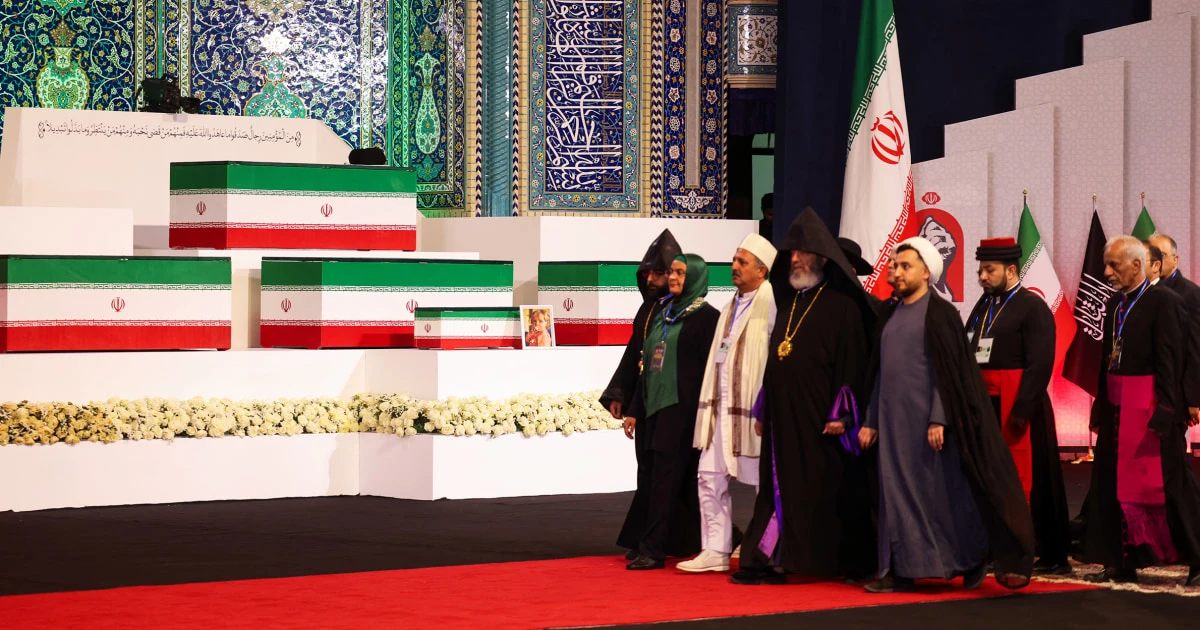 Millions expected at delayed Khamenei funeral as Iran seeks to project strength