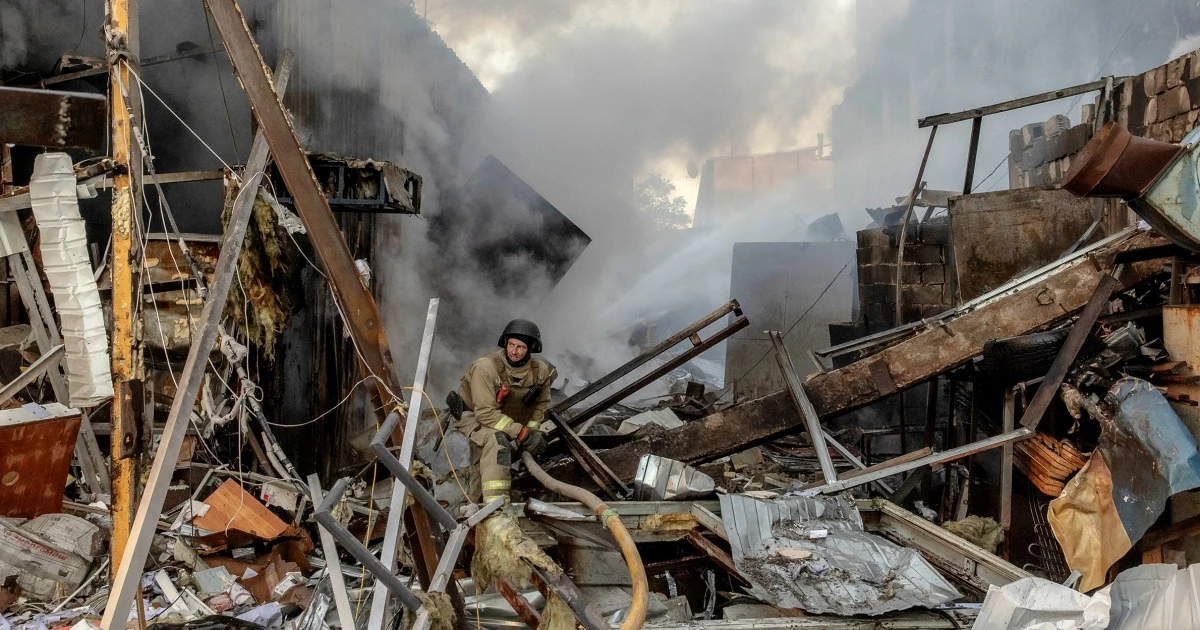 Major Russian attack across Ukraine kills at least 13 and injures dozens