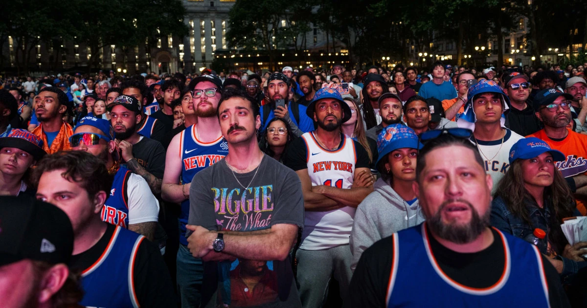 How New Yorkers celebrated the Knicks’ first NBA Finals appearance in 27 years