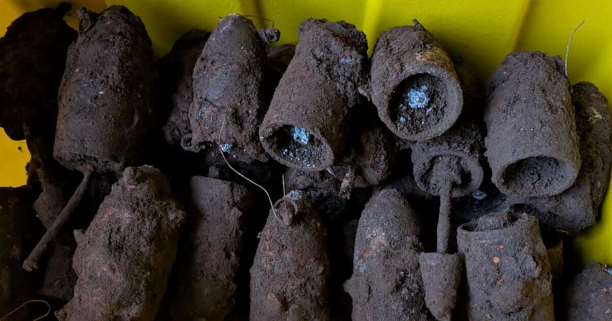 Dozens of World War II bombs unearthed at children's playground in northern England