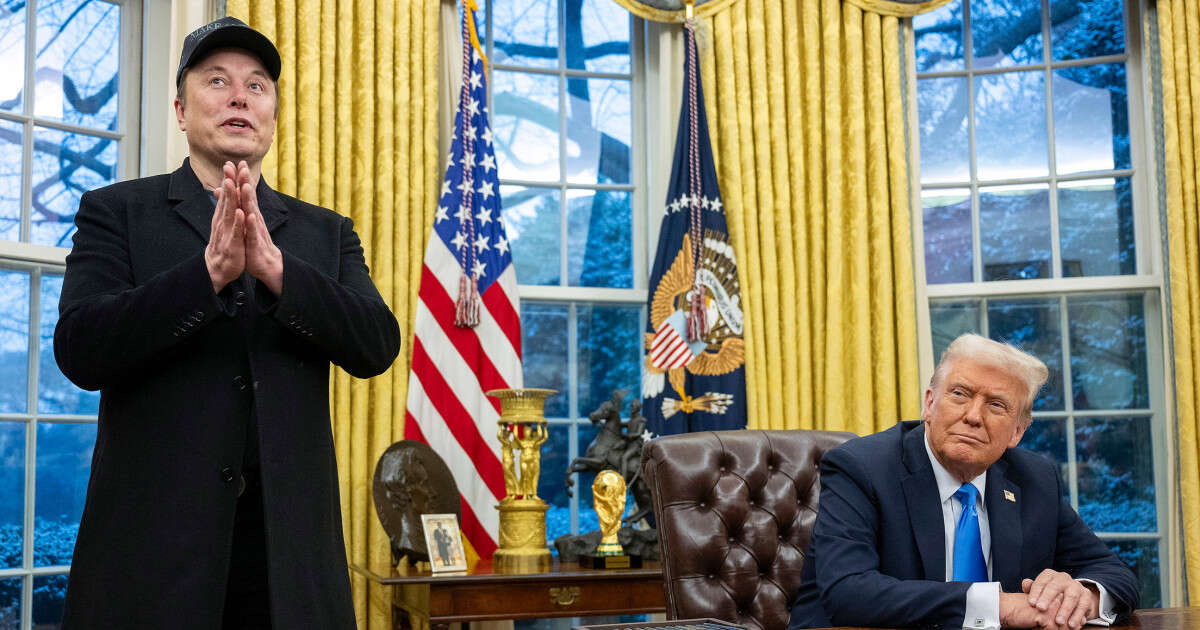 With Elon Musk watching, Trump says he's giving DOGE even more power