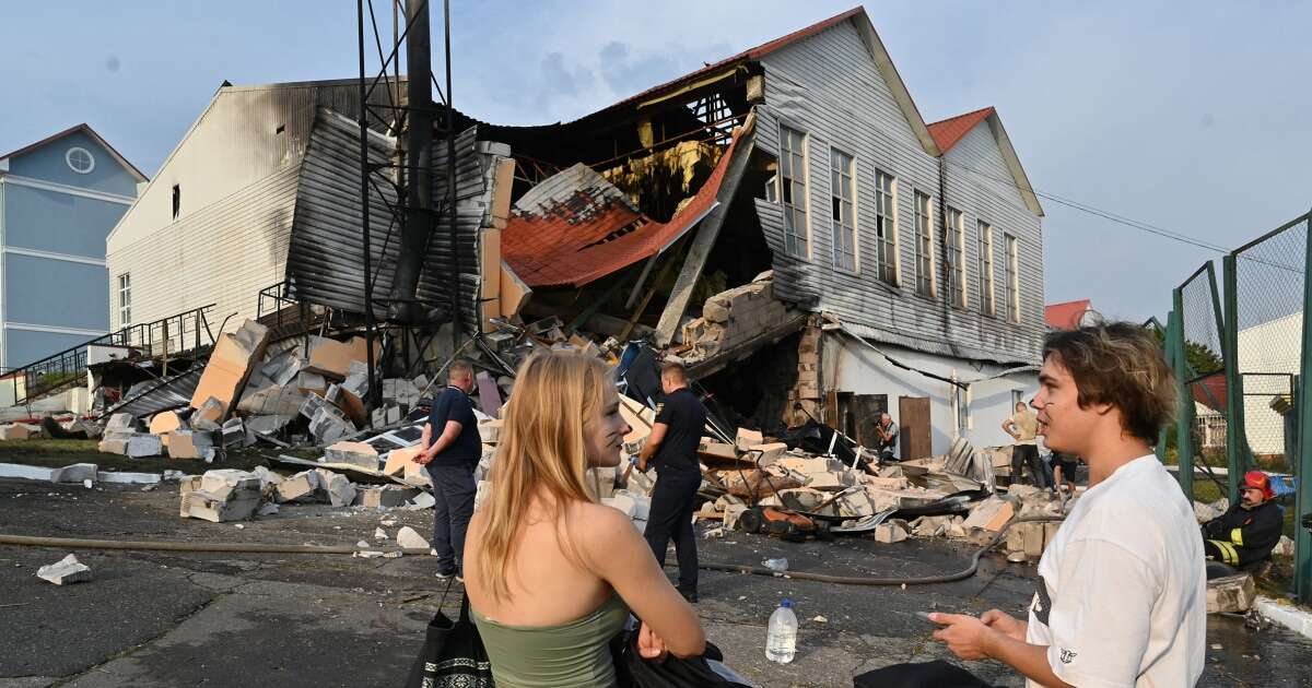 Russia fires a barrage of drones and ballistic missiles at Kyiv as Ukraine's children return to school