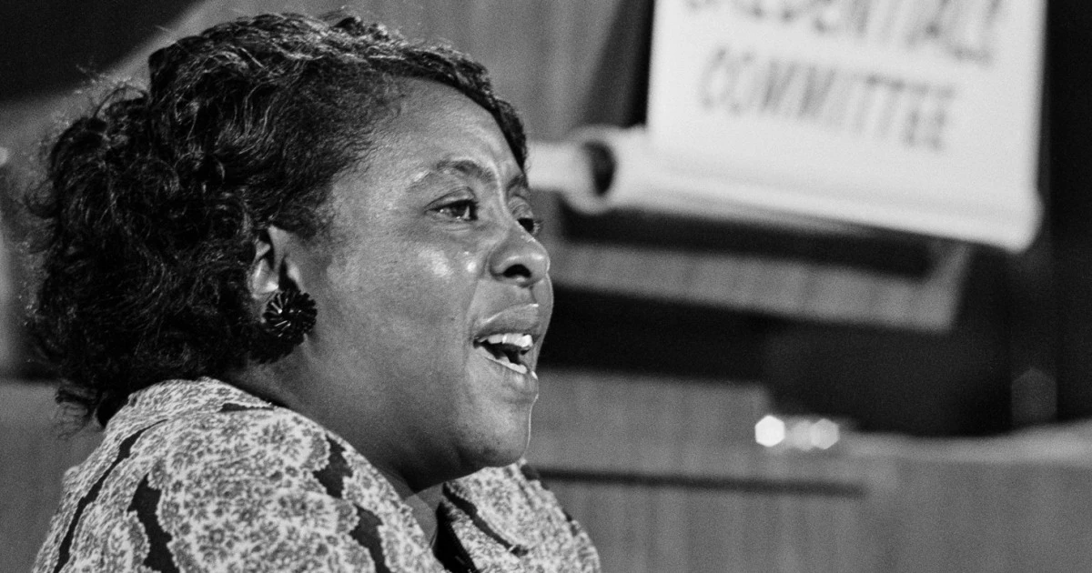 60 years after Democrats denied Fannie Lou Hamer a convention seat, Harris is set to make history